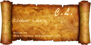 Czobor Laura névjegykártya
