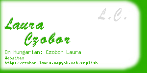 laura czobor business card